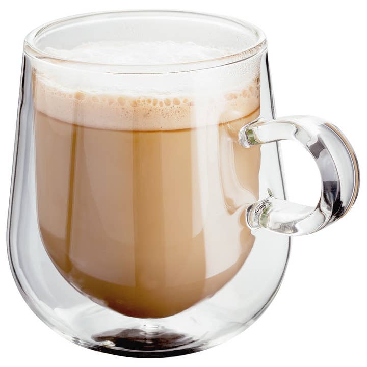 Judge UK - Wholesale Coffee/Tea Cup - Judge Double Walled Glassware, 2 Piece Latte Glass Set