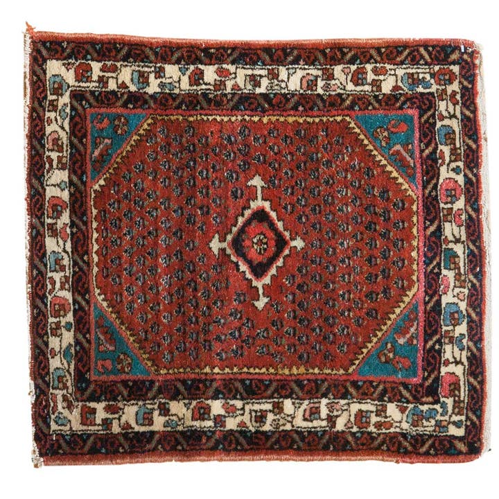 2x2.5 Vintage Engelas Square Rug Mat for wholesale by Old New House