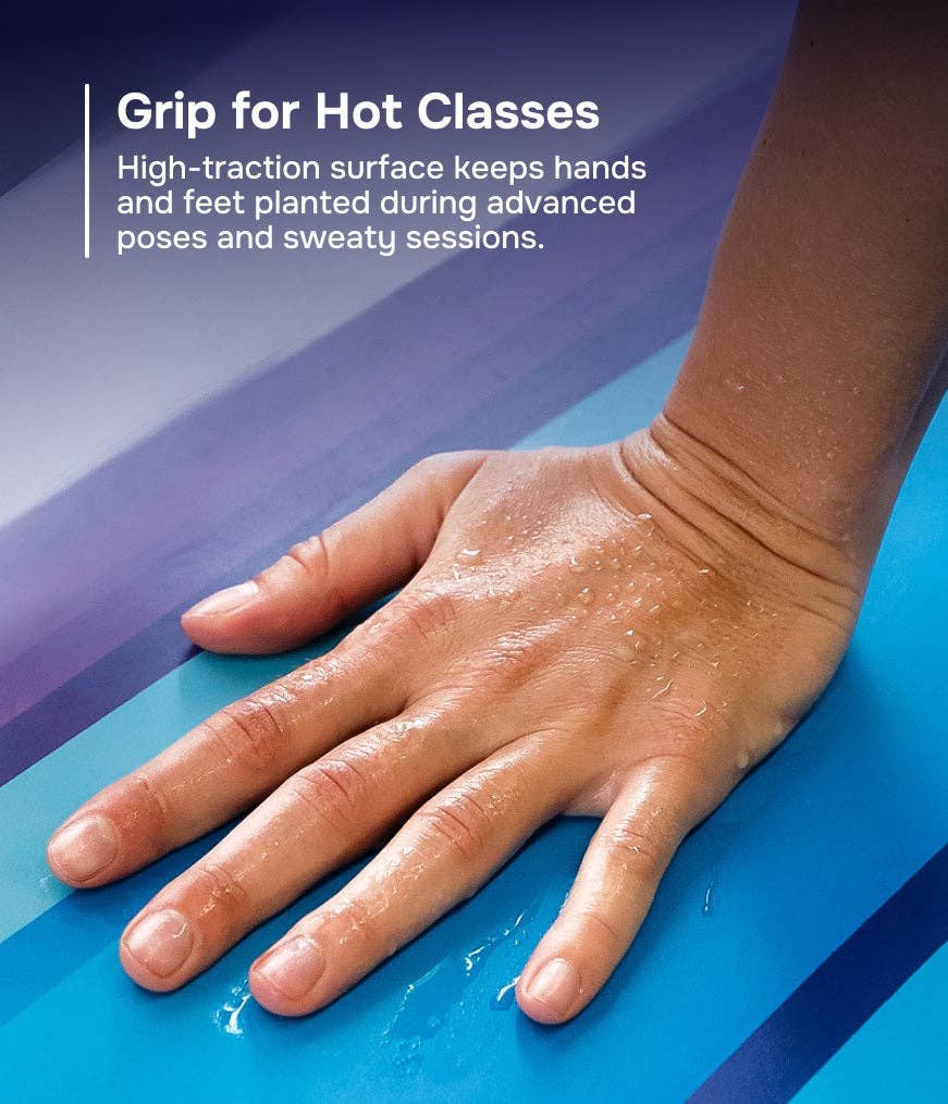 Magenta purple TeacherPro Designer Yoga Mat 4.5mm | Serene Currents for wholesale on Faire3