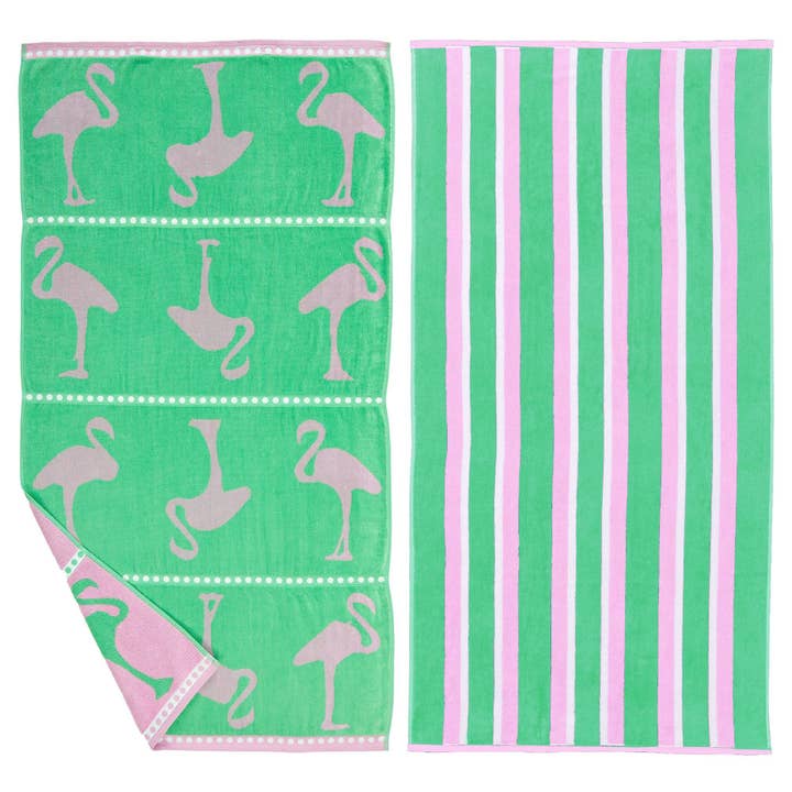 BH Collective - Wholesale Beach Towel - Beach Towels - 100% Cotton Jacquard, 2pk - Playa Collection26