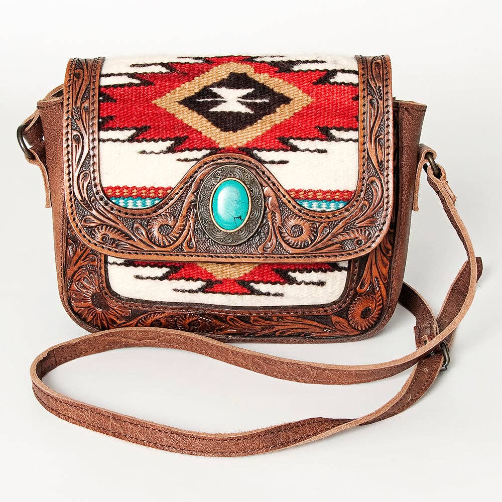 LS Western - Wholesale Crossbody Bag - Women's - LC-ADBG824 Crossbody Genuine Western Leather Women Bag3