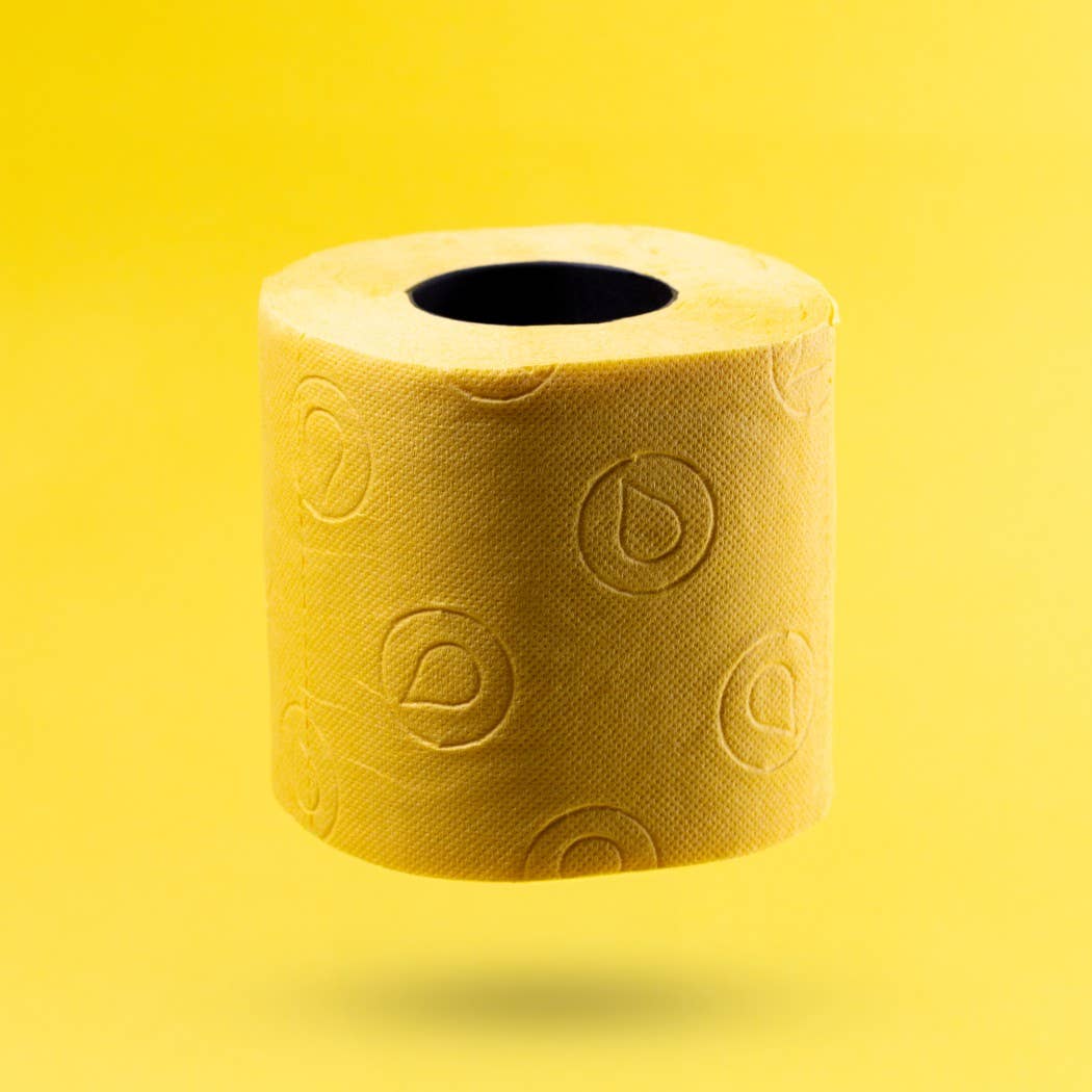 Renova - Wholesale Toilet Paper - Yellow Toilet Paper Crystal 2Rolls1