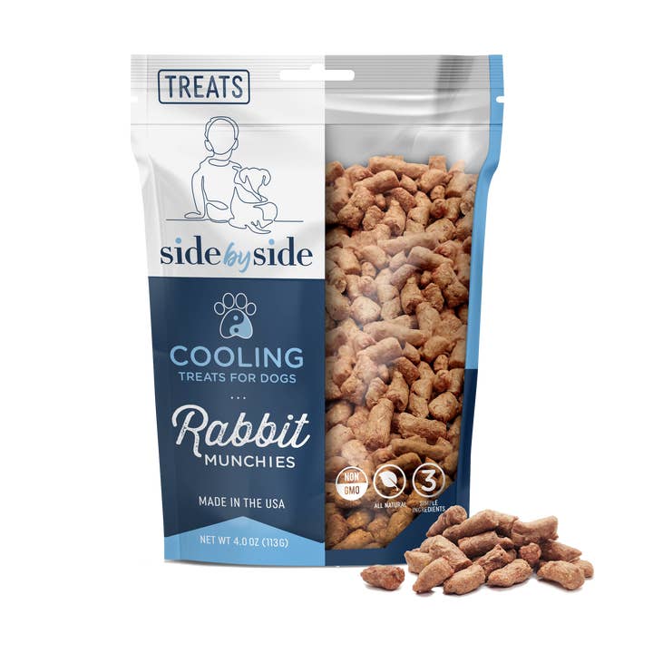 Rabbit Crunchie Munchies Treats 4 oz (Cooling) for wholesale by Side By Side
