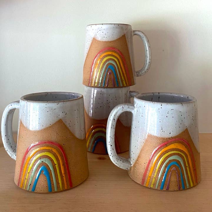ROB Ceramics - Wholesale Coffee Mug - Rainbow Mug Handmade Ceramic6
