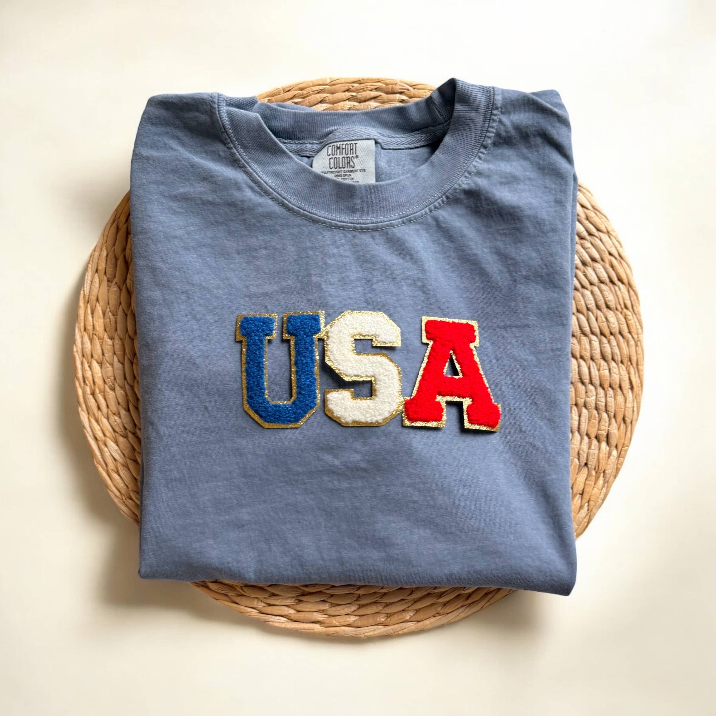 Threads And Needles, INC. - Wholesale T-Shirt - Unisex - Comfort Colors 4th of July Shirt, Independence Day Shir3
