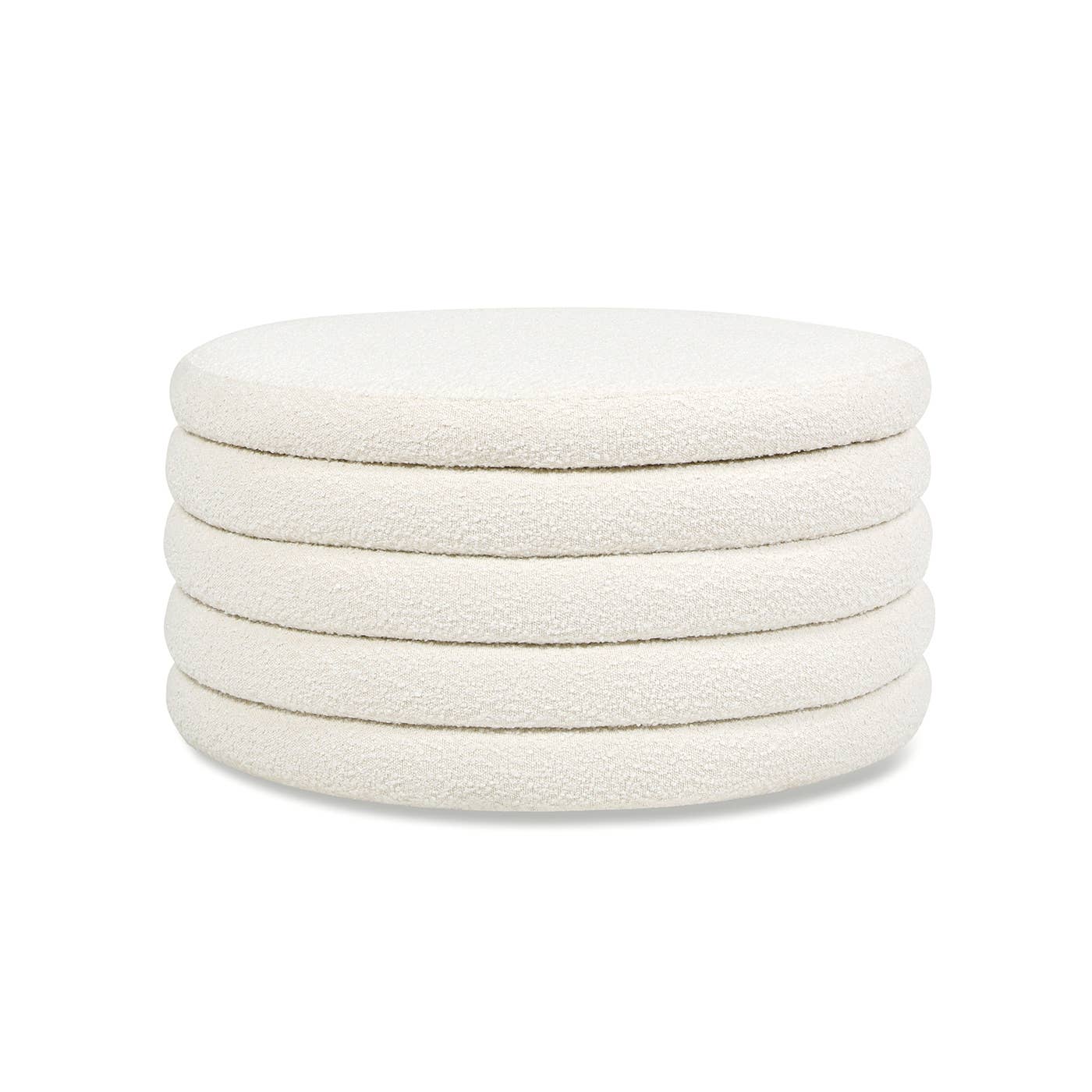 Jennifer Taylor Home - Wholesale Ottoman - Fuji Oversized Round Storage Ottoman0