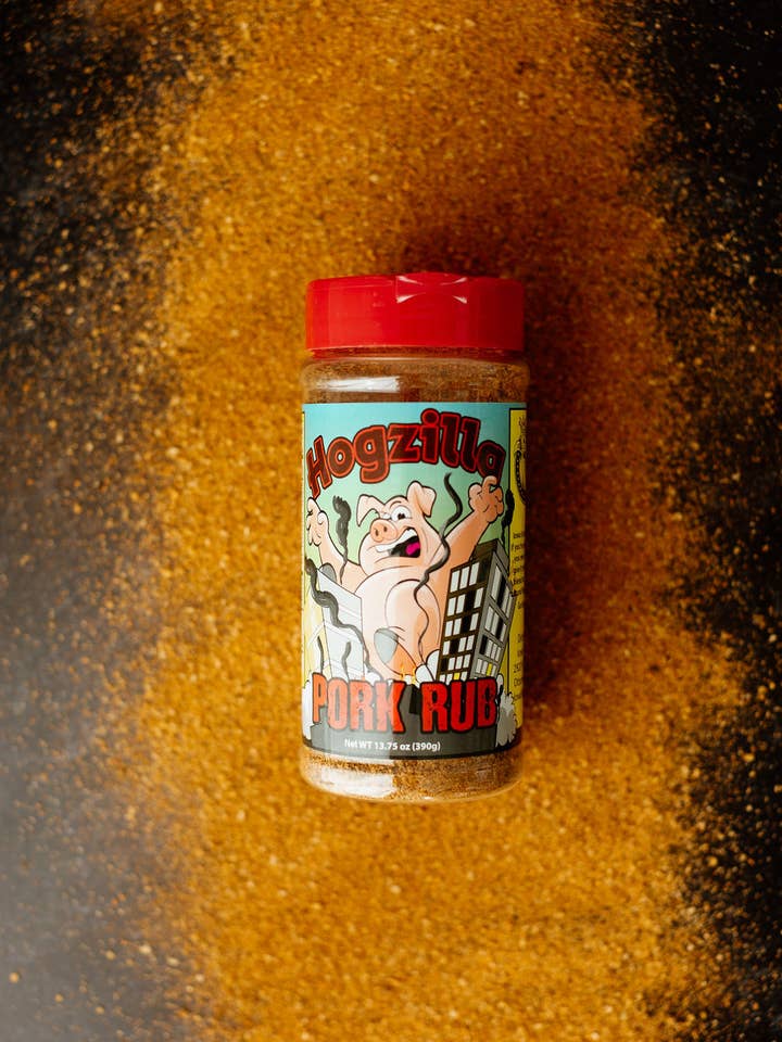 Hogzilla Pork Rub for wholesale by CornCookers BBQ Products