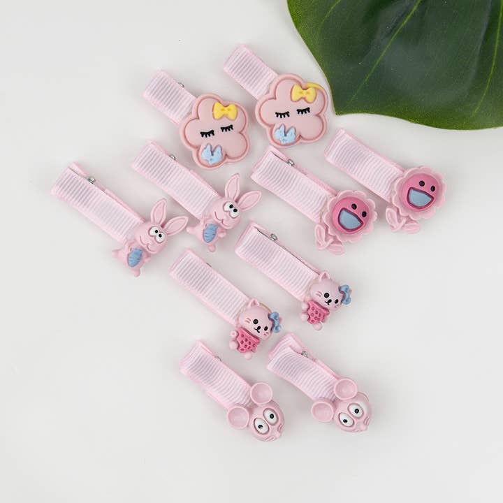 SoapElenGlen - Wholesale Hair Accessories Set - Kids - Cute Cartoon Baby Hair Accessories Set