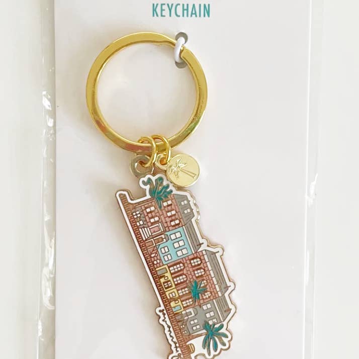 Savannah, GA sleutelhanger voor wholesale door Island Haus Co