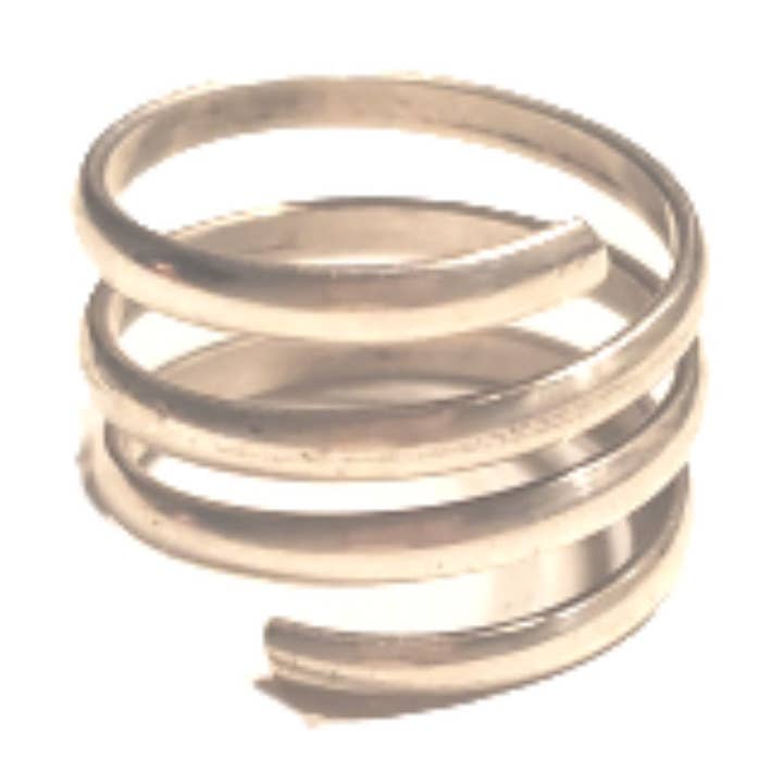 Sterling Thumb Ring, Sterling Silver Wrap Adjustable Thumb Ring, Wire Wrap Ring Adjustable Ring, Sturdy 925 Ring For Women, Thumb Ring for wholesale by CALIFORNIA TOE RINGS