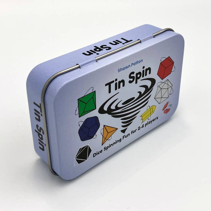 Surprisingly Fun Games – Großhandel Brettspiele – Tin Spin - Ein Geschicklichkeitsspiel mit Würfeln für 2-6 Spieler3