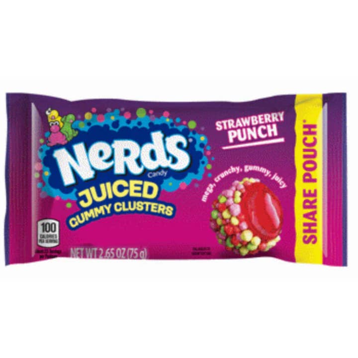 Nerds Strawberry Punch Juiced Gummy Clusters Share 2.6 12ct for wholesale by I Got Your Candy