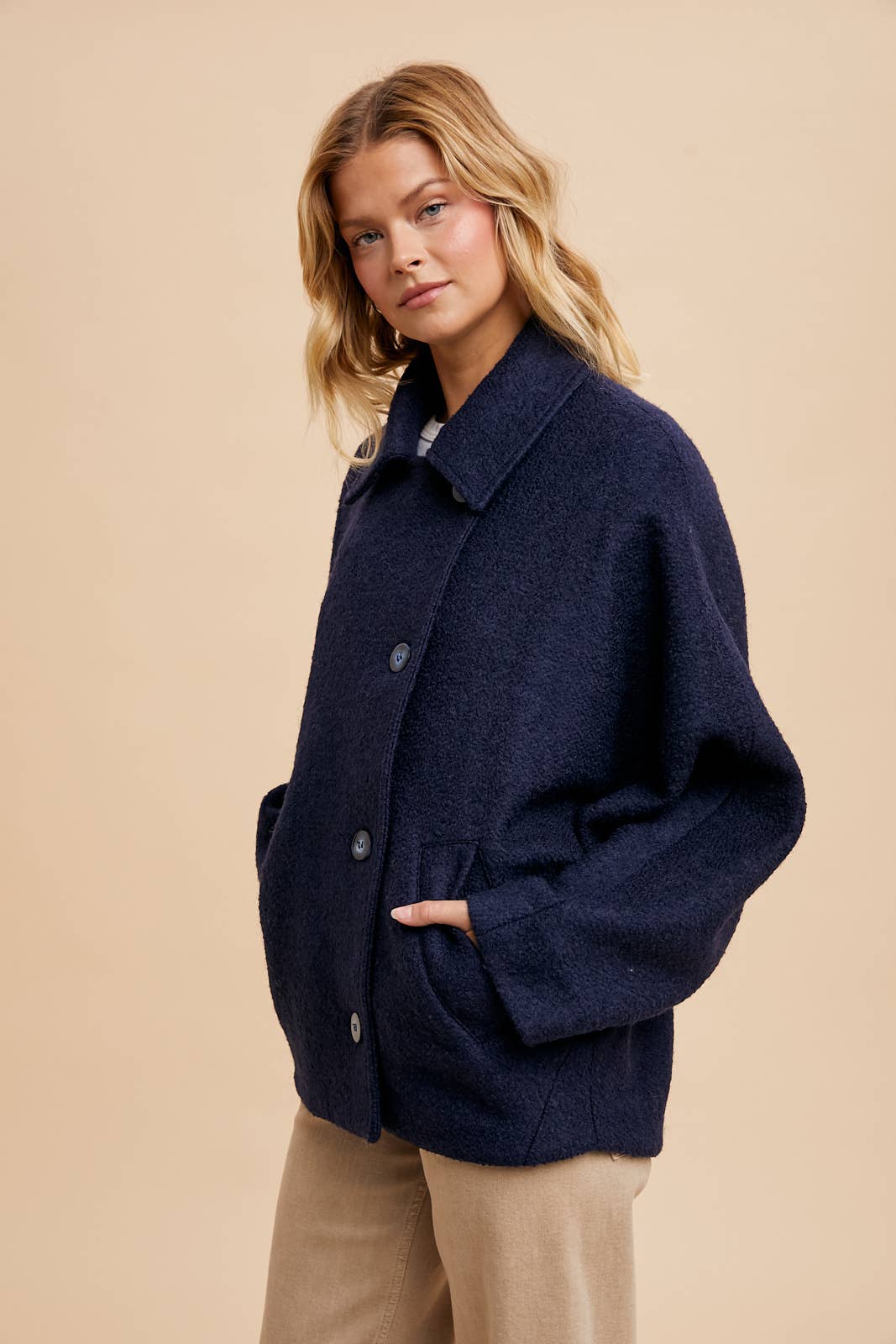 In Loom - Wholesale Jacket - Women's - BOUCLE JACKET1