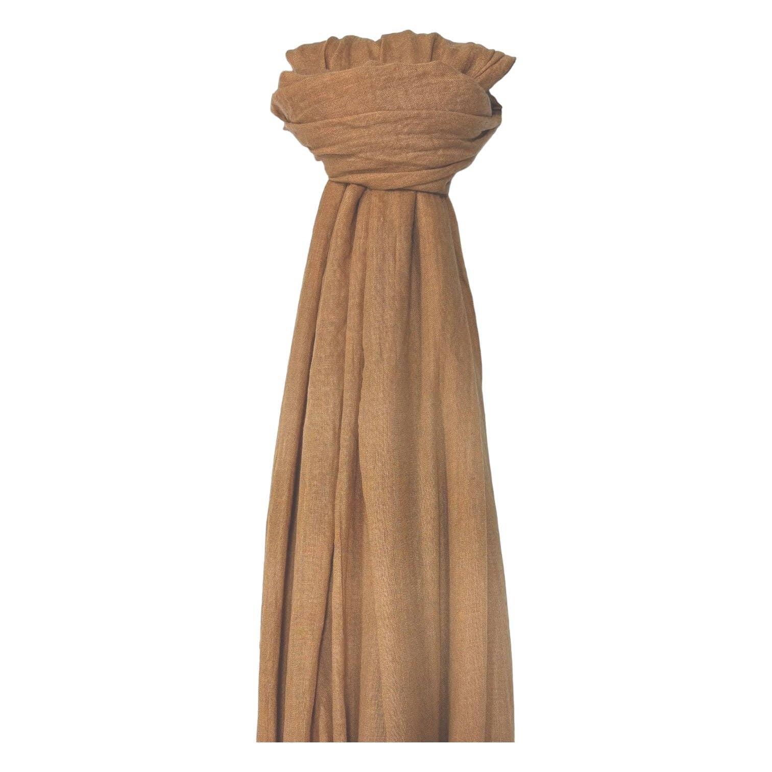 Lili Scarves (US Duty Free) - Wholesale Scarf - Women's - Big Plain Cotton Blend Scarf11