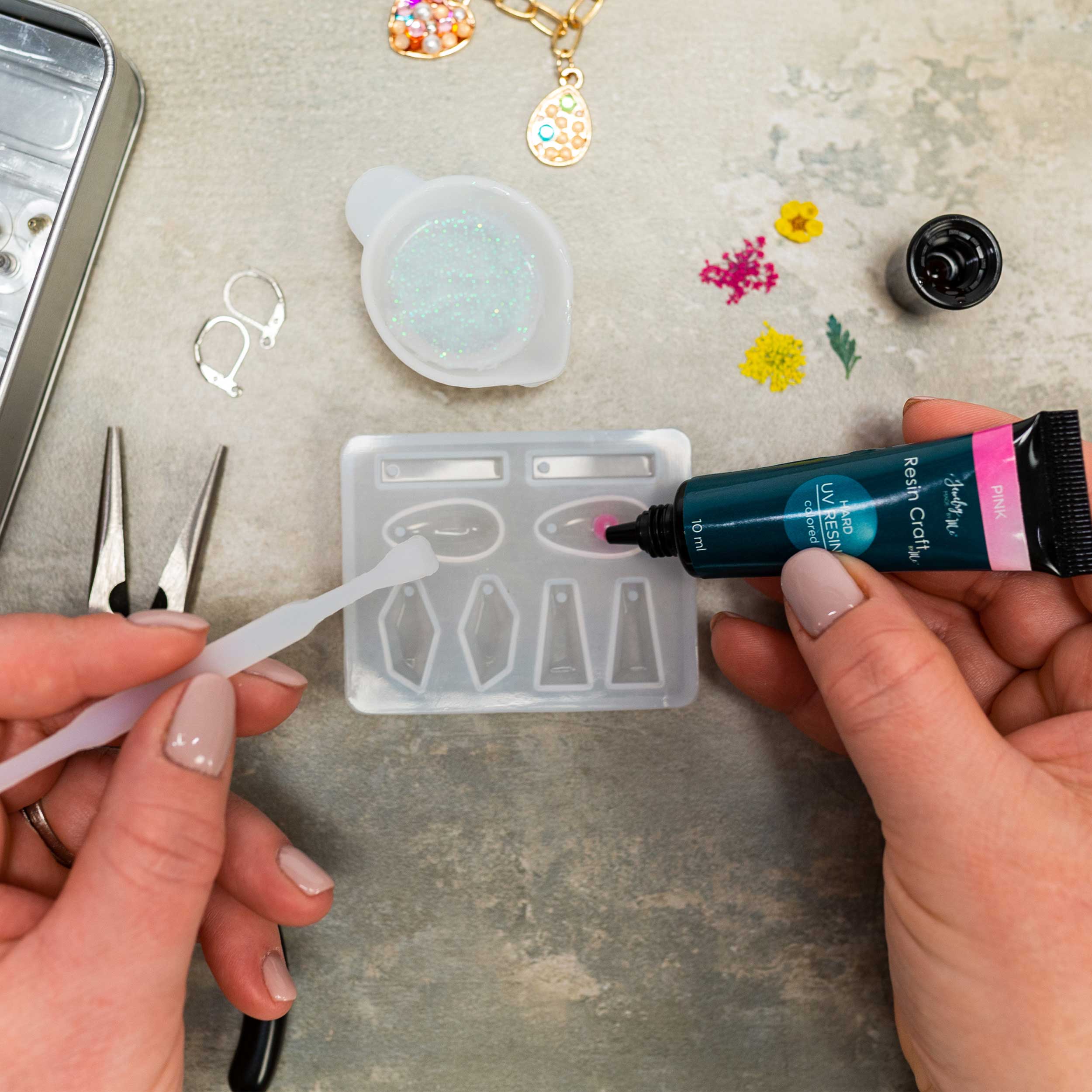 Jewelry Made by Me - Wholesale DIY Craft Kit - Multiple Dangle Charms Silicone Mold4