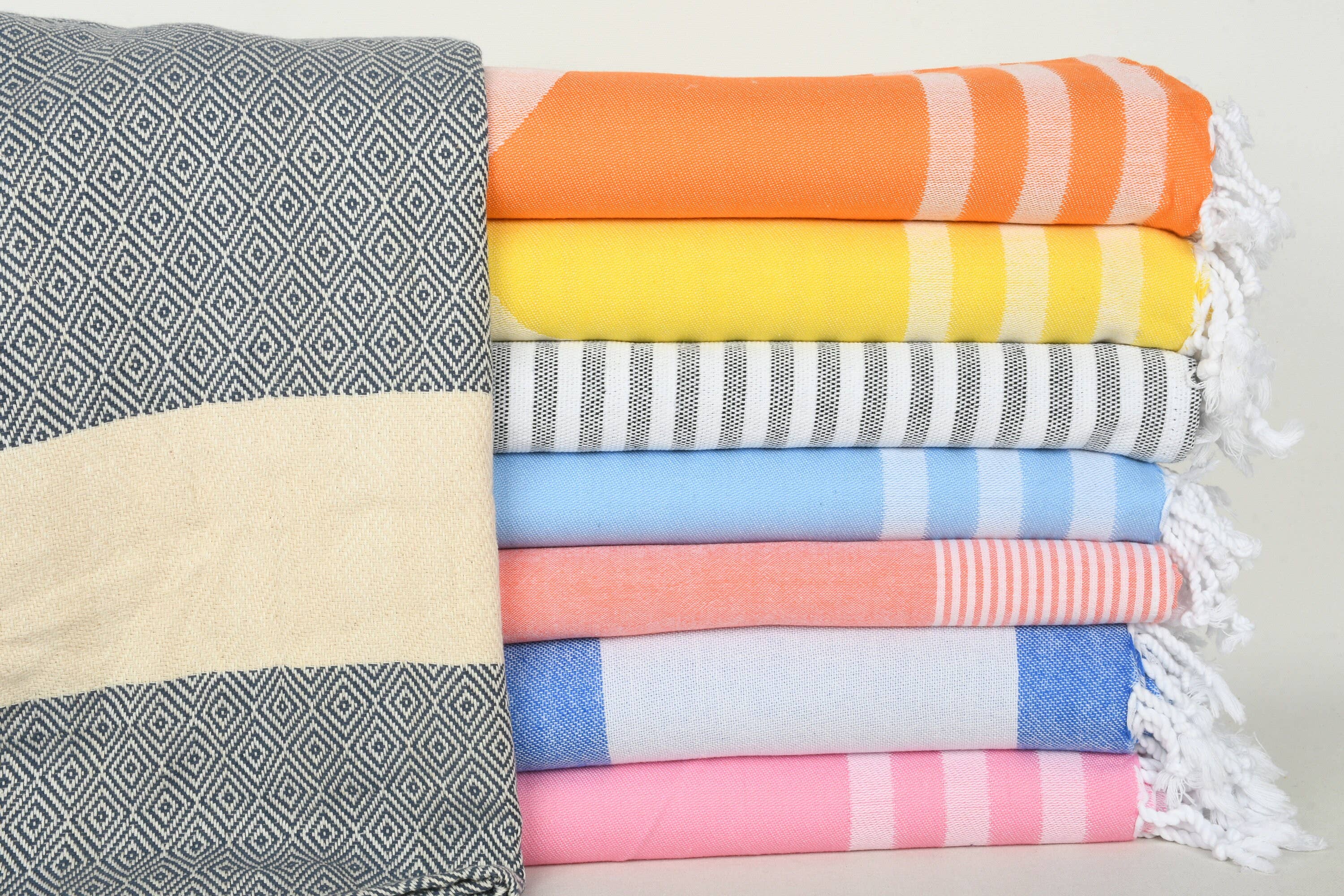 Organic Turkish Towels - Wholesale Towel Set - Housewarming Gift, Organic Cotton Towels0