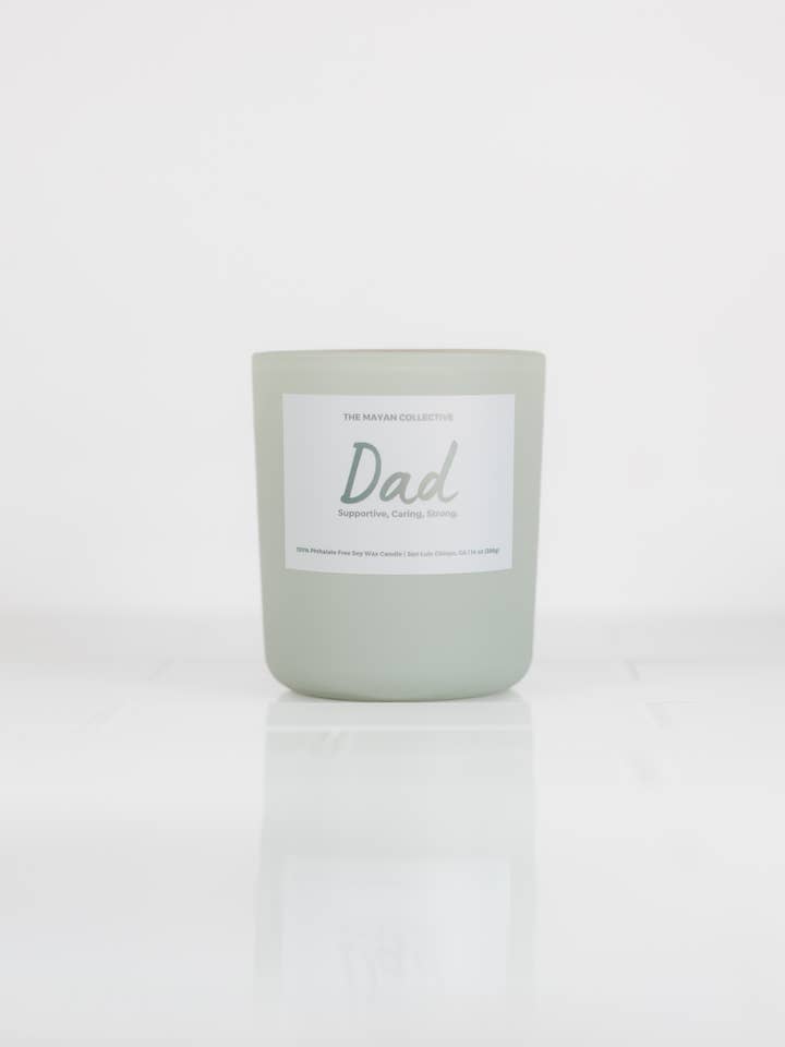 Dad Candle for wholesale by The Mayan Collective