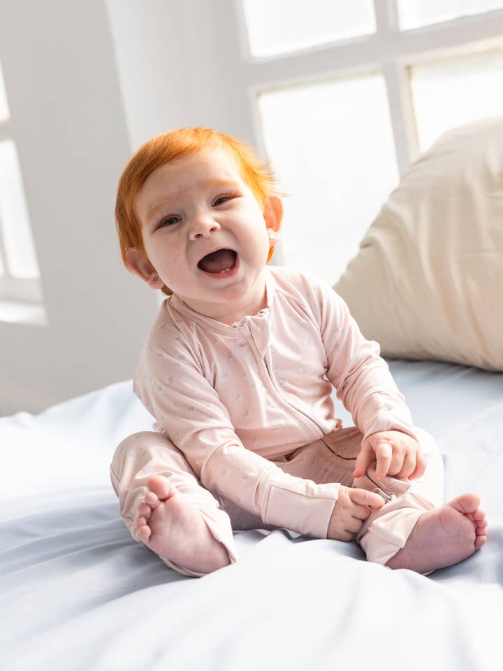 Korallblomma Bambu Zippy Romper för wholesale av Lilulila