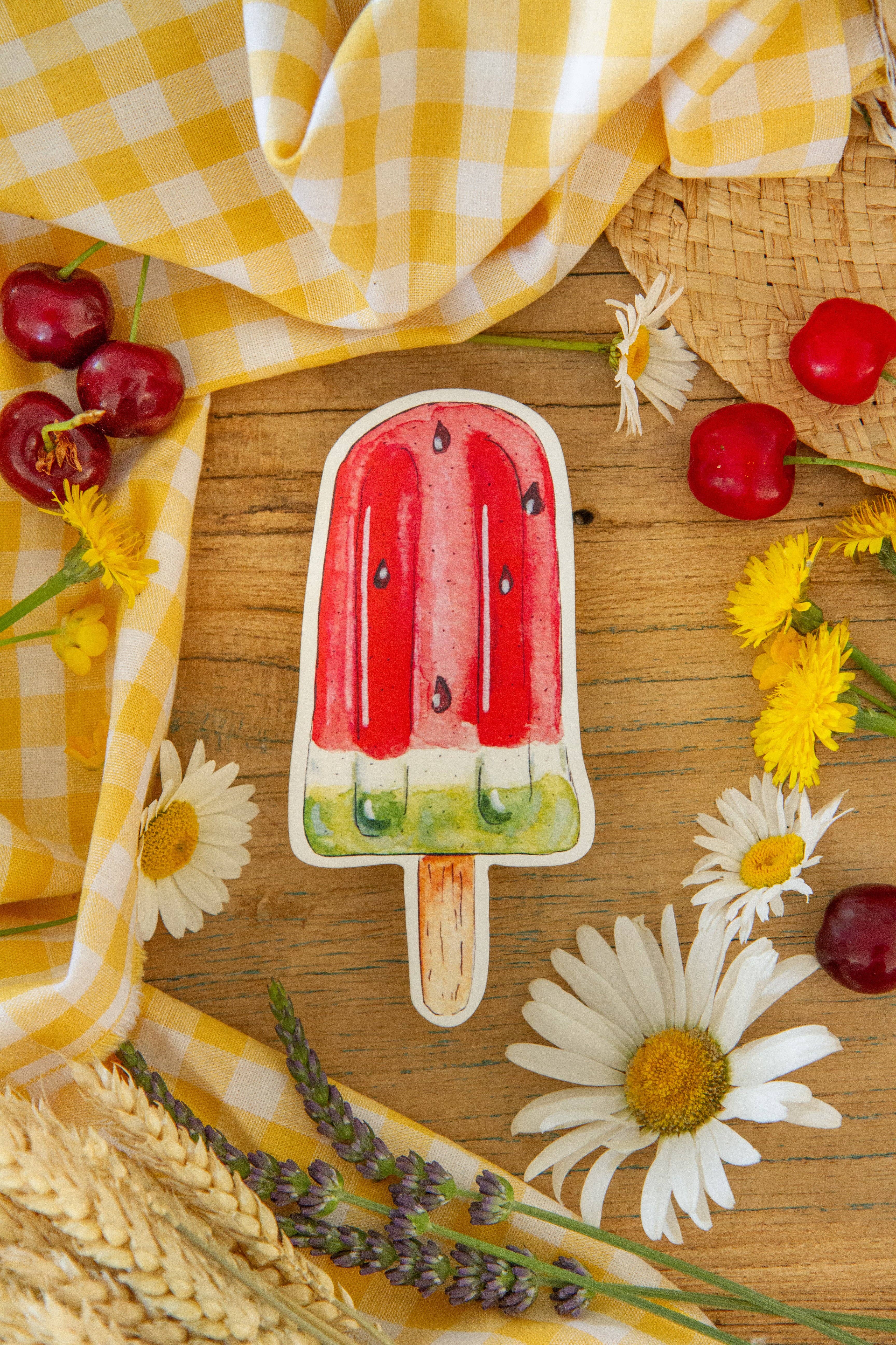 CAROFROMWOODLAND - Wholesale Stationery/Notecard Set - Ice Cream Menu0