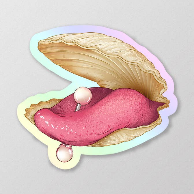 Mother of Pearl | Holographic Sticker for wholesale by Useless Treasures