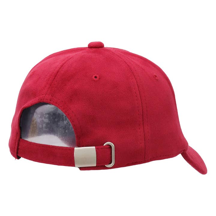 Cap Zone - Wholesale Baseball cap – Unisex - Premium Vegan Suede Strap-back Baseball Cap9