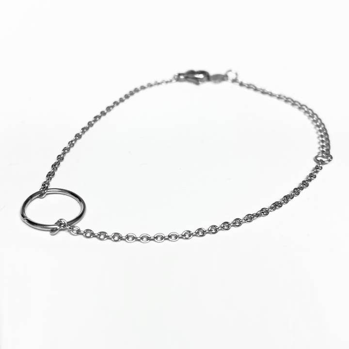 CLEARANCE-Circle loop-Everyday Bracelet Rose,Yellow or White for wholesale by Liventi Jewelry