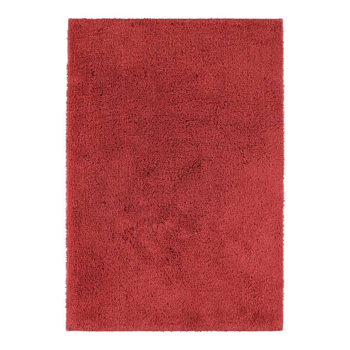 Havana - Tappeto da bagno antiscivolo in cotone - Rosso mattone per la vendita all'ingrosso da parte di Casilin