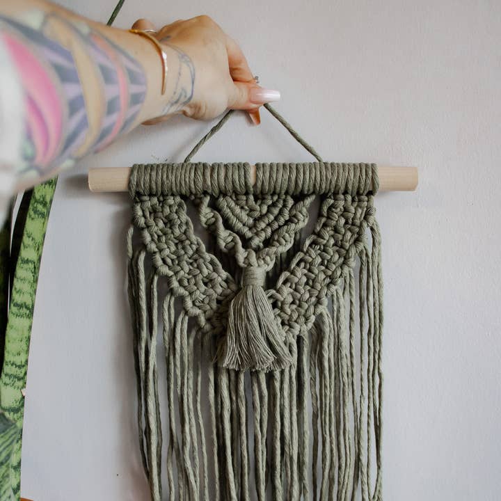 "Piper" - Small Macrame Wall Hanging and other Purchase Wholesale large macrame wall hanging. Free Returns & Net 60 Terms on Faire trending on Faire.