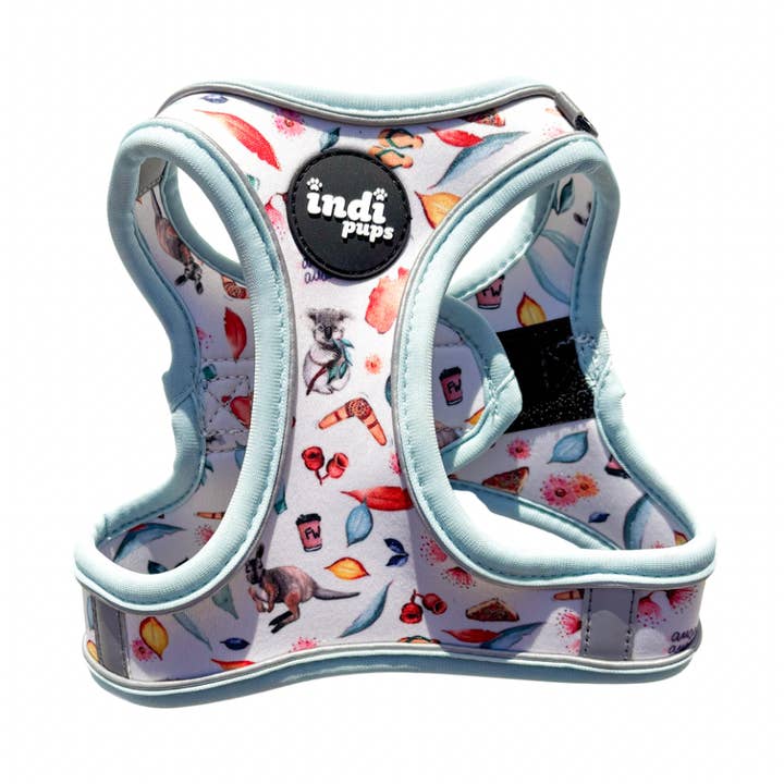 Aussie Icons Adjustable Step- In Harness for wholesale by Indi Pups