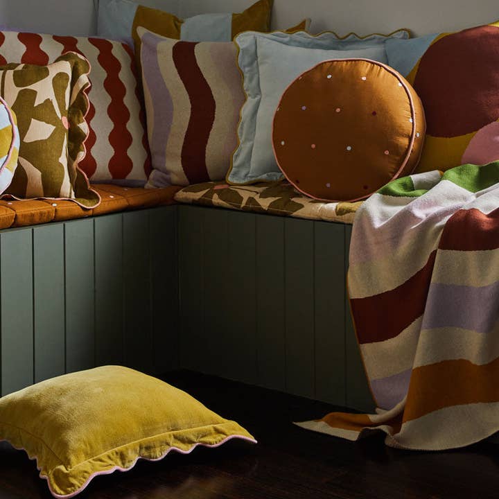 Mosey Me - Wholesale Throw/Decorative Pillow - Olive Poppy Cushion3