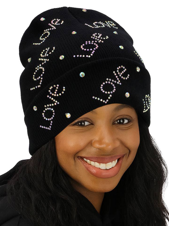 Apenas Amor Bling Ab Stone Rhinestone Gorro com Punho por atacado de Cap Zone