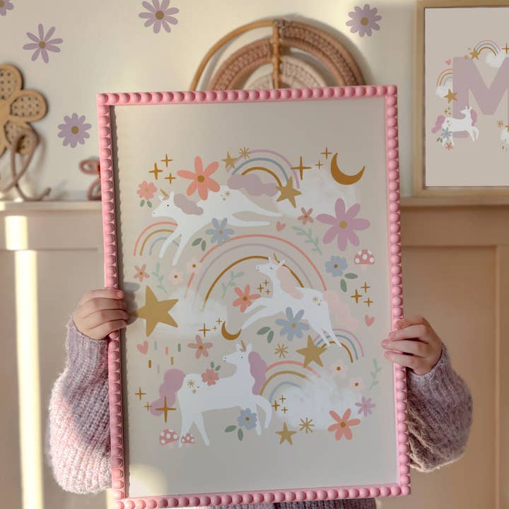 Enchanted Forest Unicorn Print for wholesale by Little M