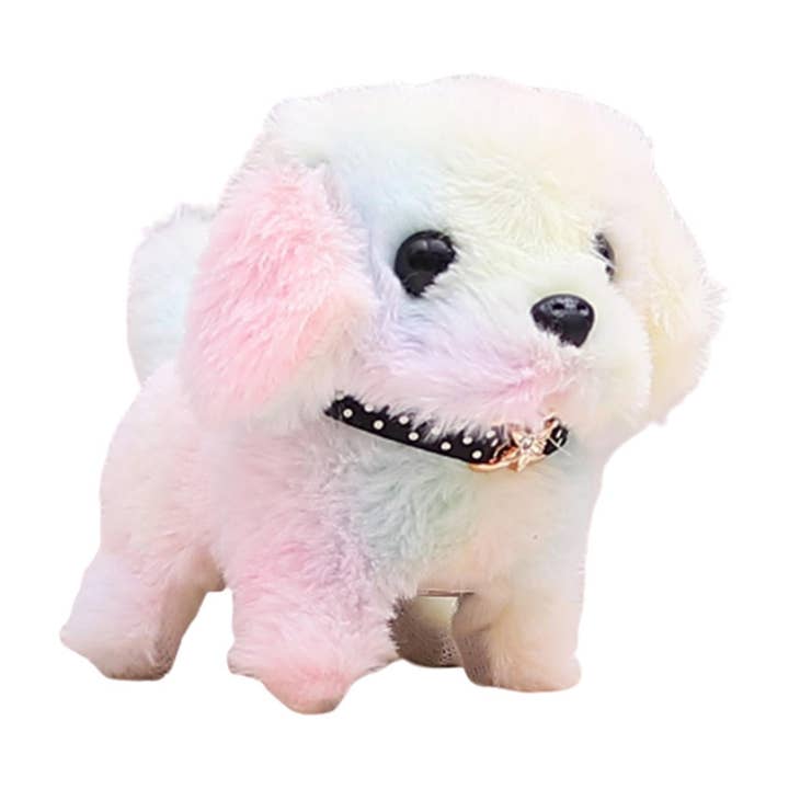 JSBlueRidge Toys - Wholesale Stuffed/Plush Toy - Kids & Baby - Rainbow Walking Plush Puppy Kids Toys In Bulk