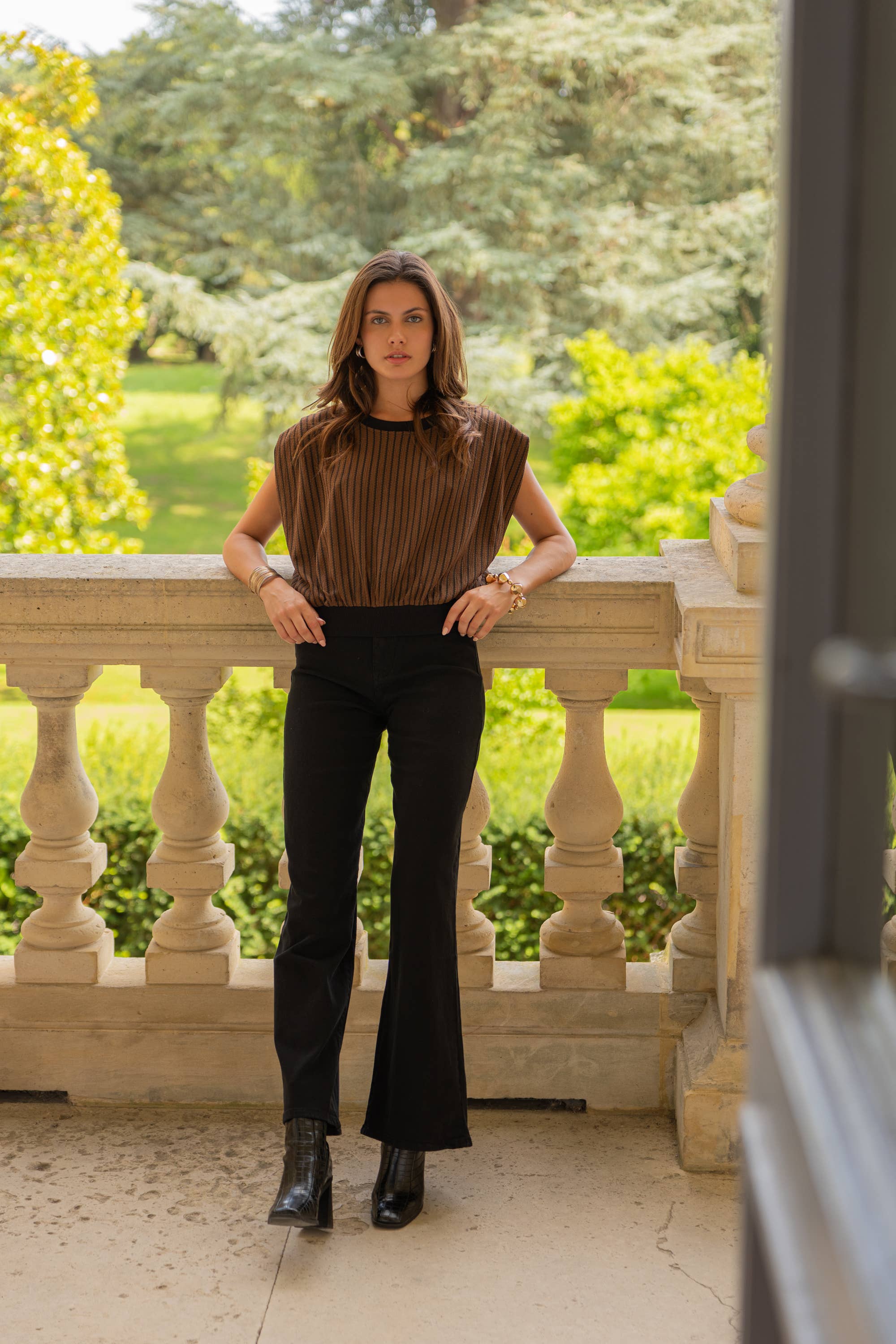 CHOKLATE PARIS - Vente Haut en maille – femme - T-shirt Alizée décontracté en maille - CK08203-210