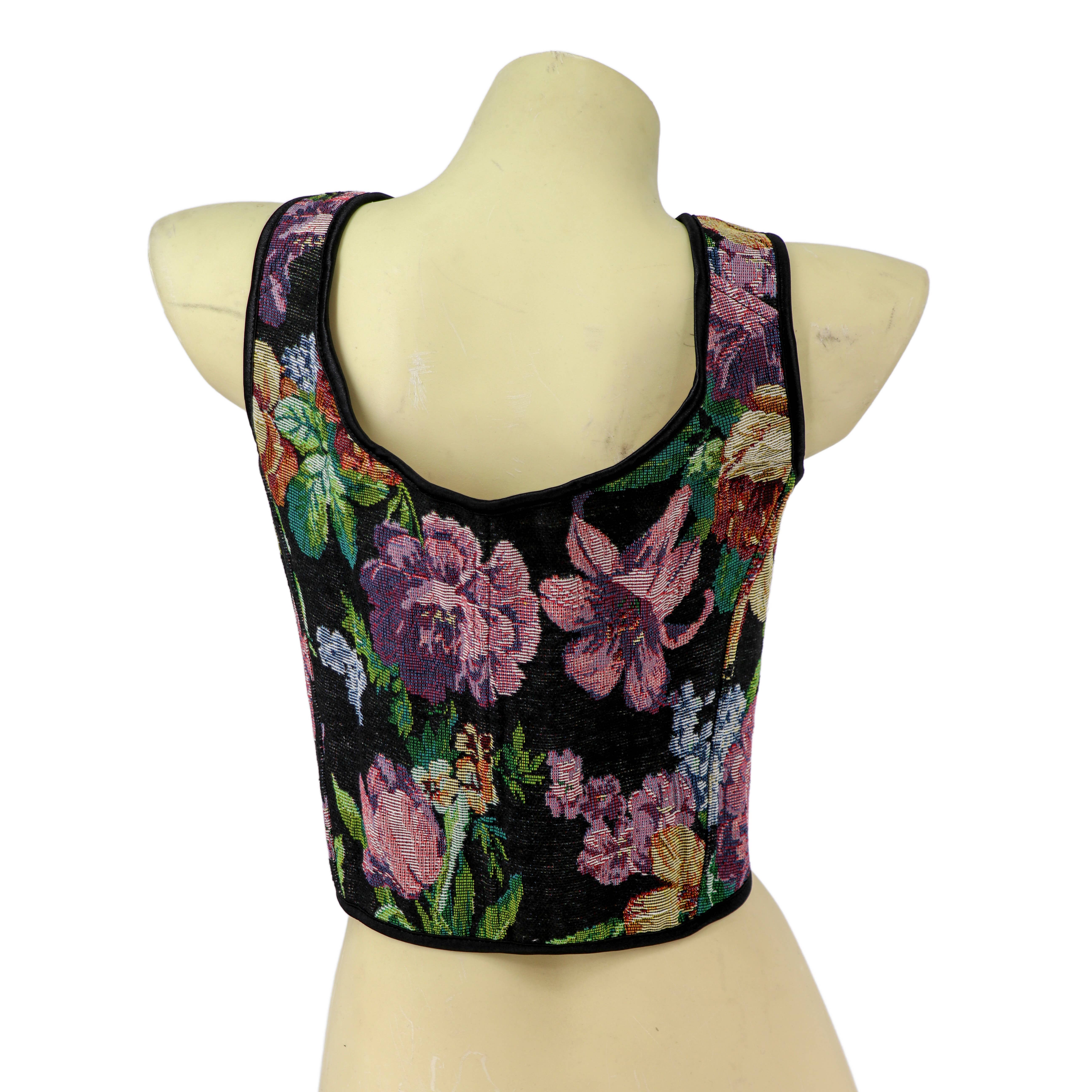 Western Fashion - Wholesale Corset - Women's - 2856- Flower print corset1