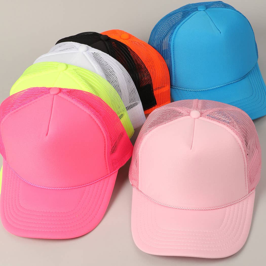 Fashion City - Wholesale Trucker Hat - Unisex - Solid Color OTTO 5-Panel Foam Mesh Back Trucker Hat67
