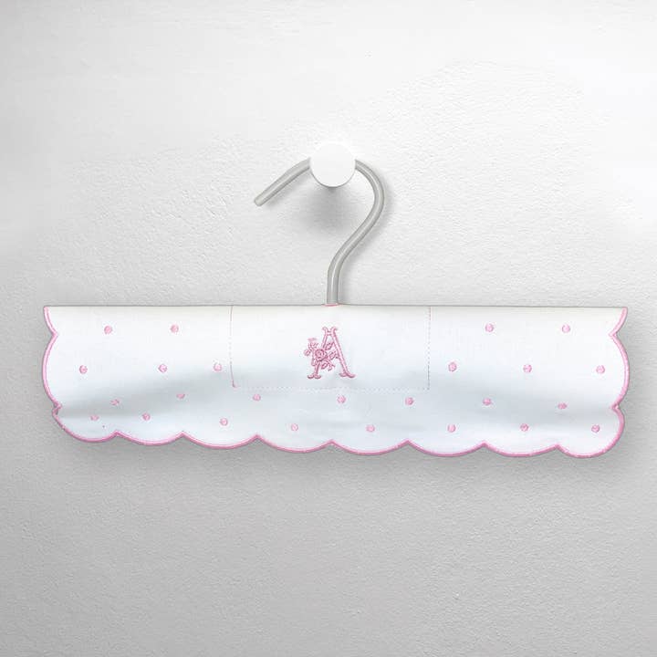 MARCELA - Vente Cintres - Housse de cintre à bord festonné personnalisée pour enfants avec cintre2