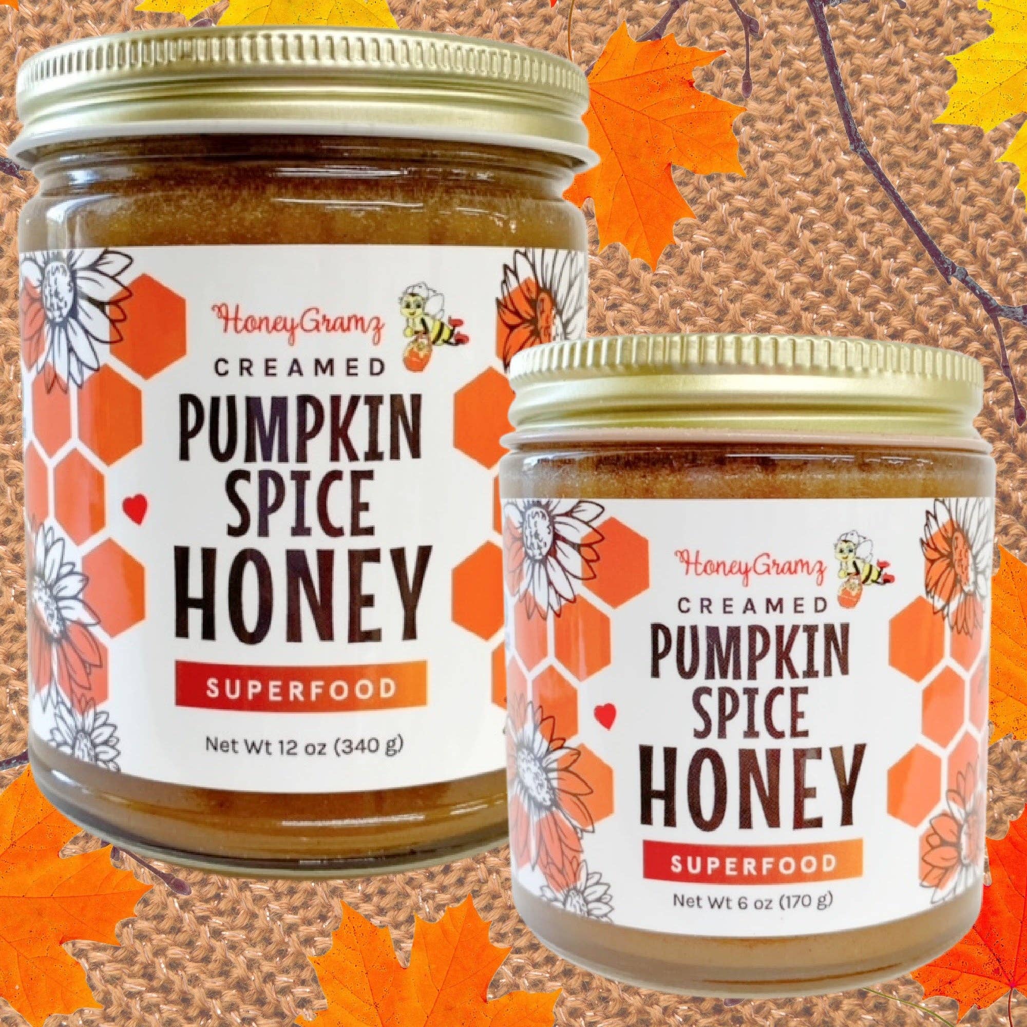 HoneyGramz - Wholesale Honey - Pumpkin Spice Honey2