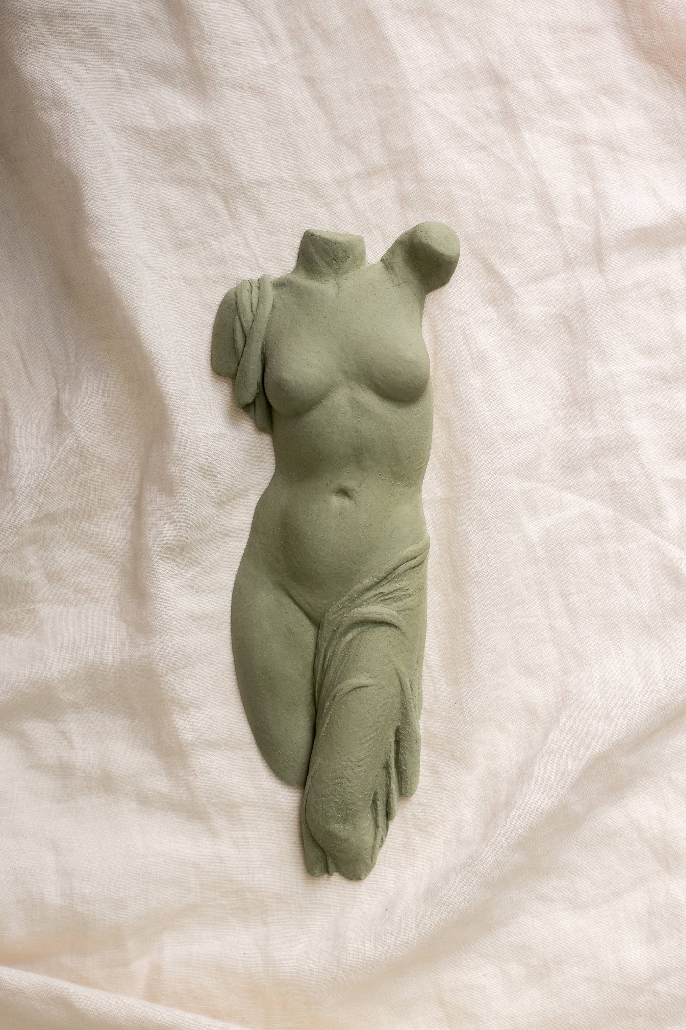 dellsculpture - Wholesale Sculpture - FEMALE FRAGMENT - sage