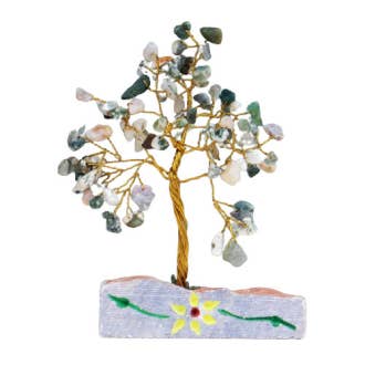 Agate Gemstone Tree - 80 Stones for wholesale by AWGifts Europe