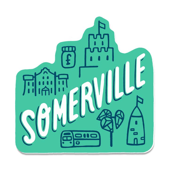 Ohello Boston - Wholesale Sticker - Somerville Vinyl Sticker0