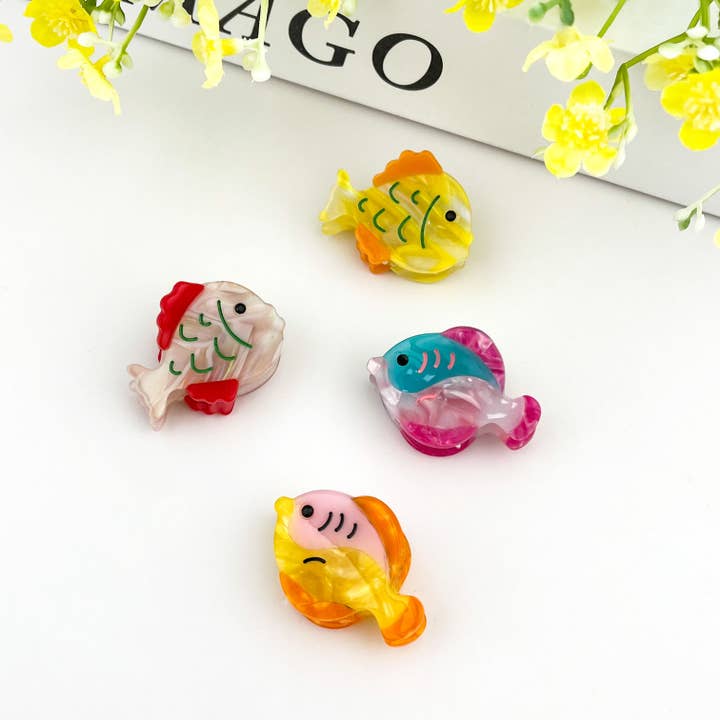 TheDivaSoap - Wholesale Hair Clip - Women's - Ocean Fish Mini Claw Clip, Whale Hair Clip7