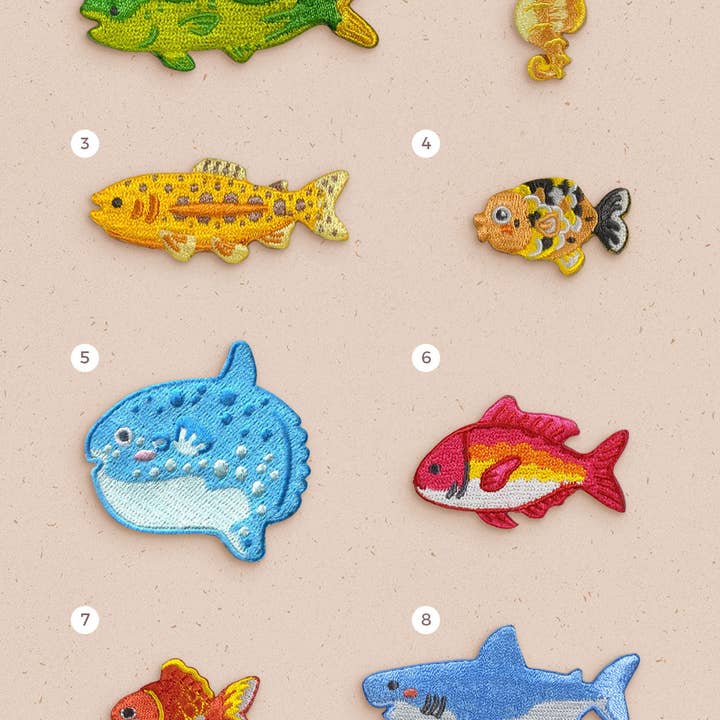 Ivycdraws - Vendita all'ingrosso Spilla da bavero - Spilla da ricamo Ranchu Goldfish