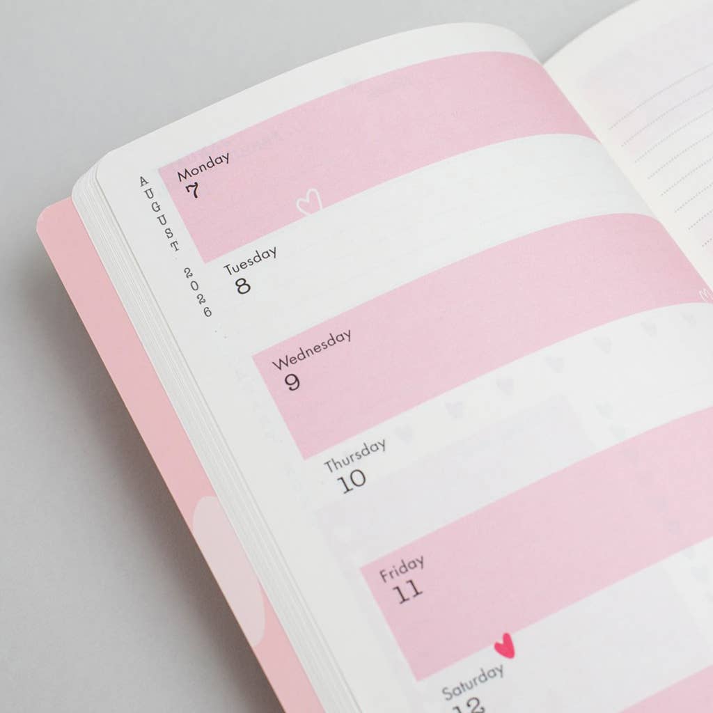 Tangible Stationery – wholesale Journal/diary – Matilda Moo - 2026 Diary - A5 Weekly Notes3