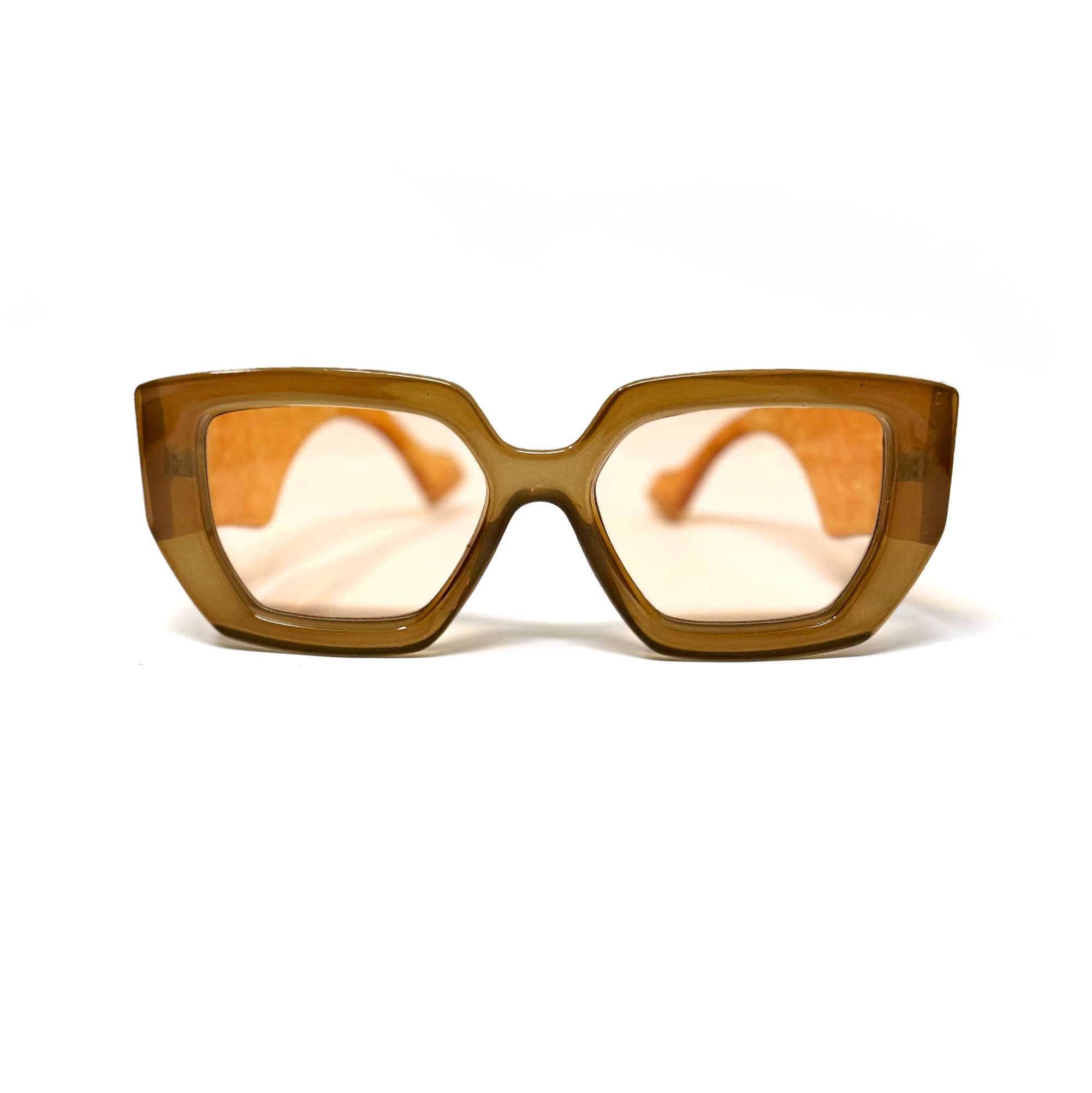 Rainbow Unicorn Birthday Surprise - Wholesale Sunglasses - Women's - Chunky Angular Shira Sunglasses – Retro & Marbleized6