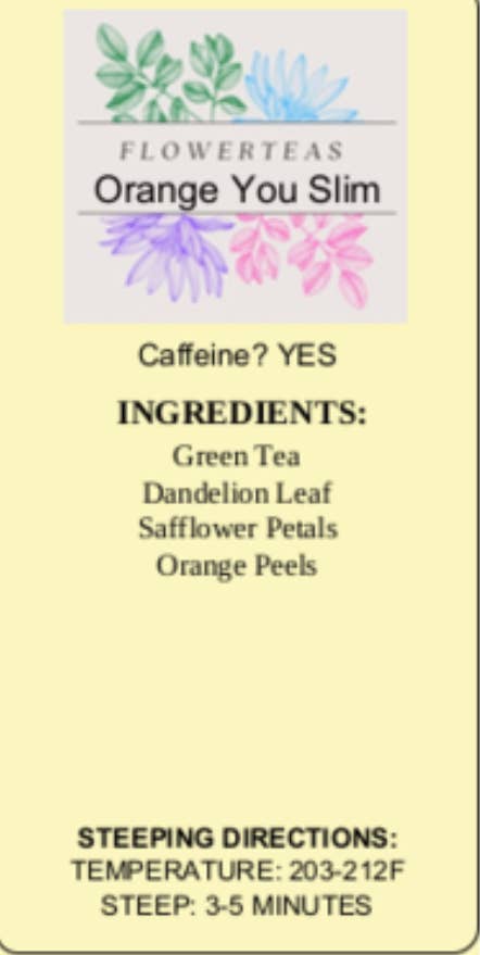 FlowerTeas – Engroshandel Løs te – Løsbladet te i løs vægt 1 lbs Kommerciel brygning Fødevareservice84