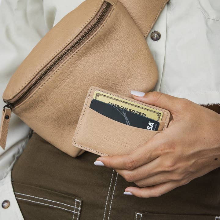 MANDRN - Wholesale Card Holder - Women's - Cardholder - Sand3