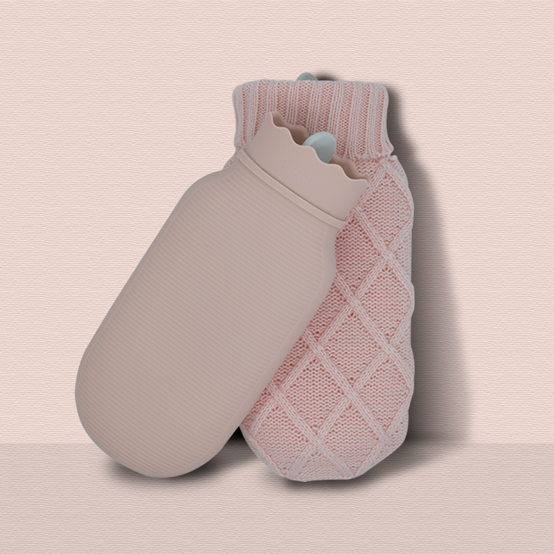 BRIGHT IRIS - Wholesale Hand Warmer - Mini Lightweight Silicone Hot Water Warmer with Knit Cover9