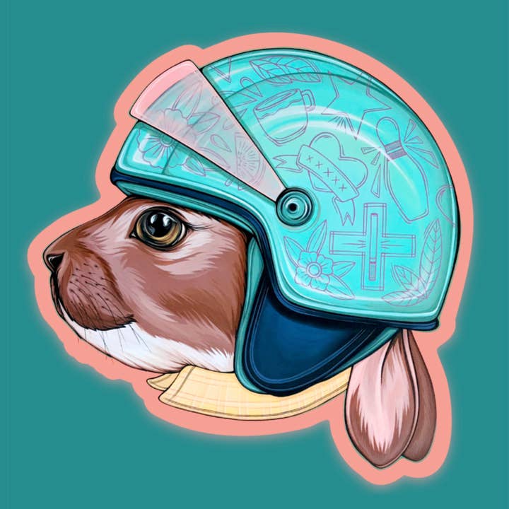 3“ Vinyl Diecut Sticker - Scoot for engroshandel hos Kaitlin Ziesmer