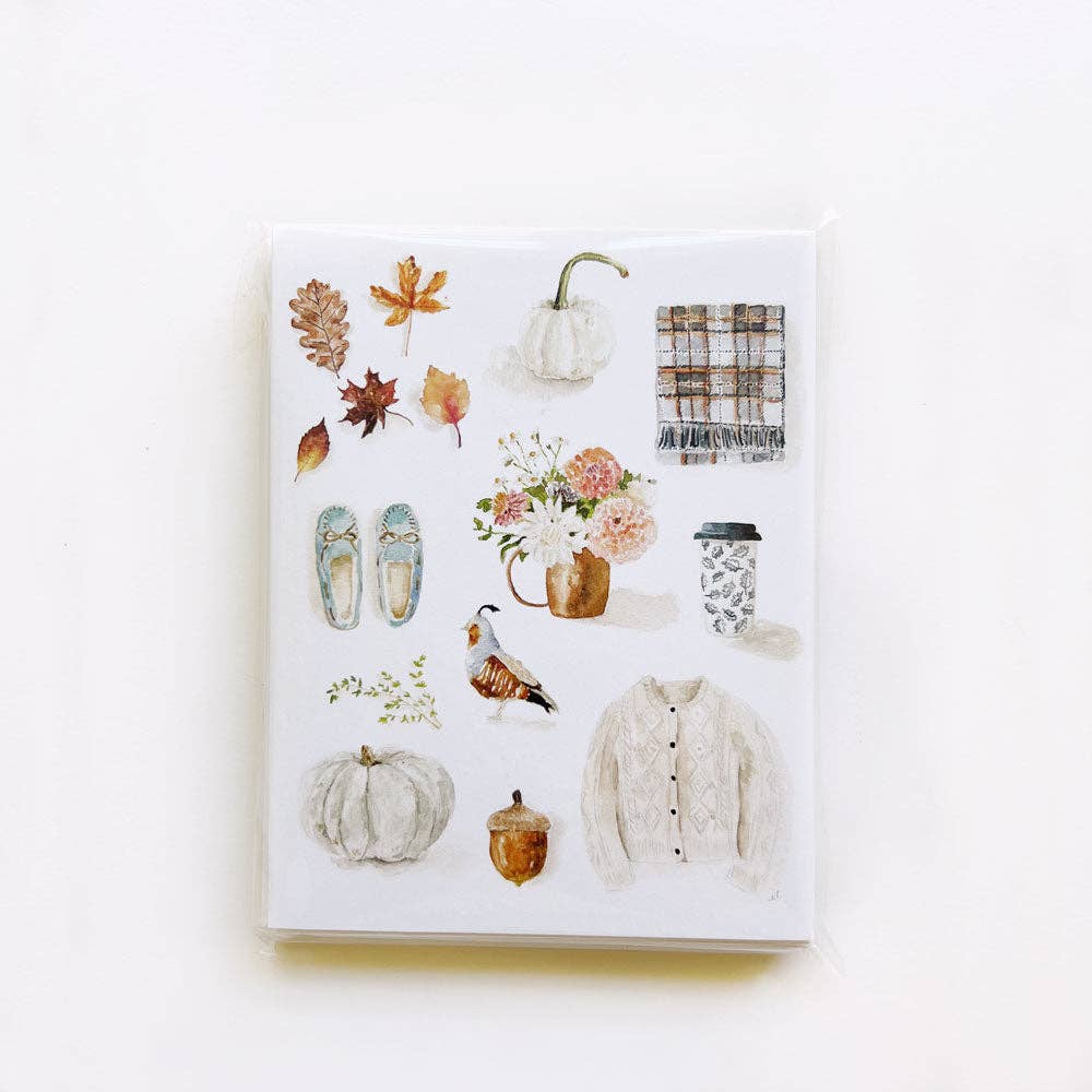 emily lex studio - Wholesale Stationery/Notecard Set - autumn notecards3